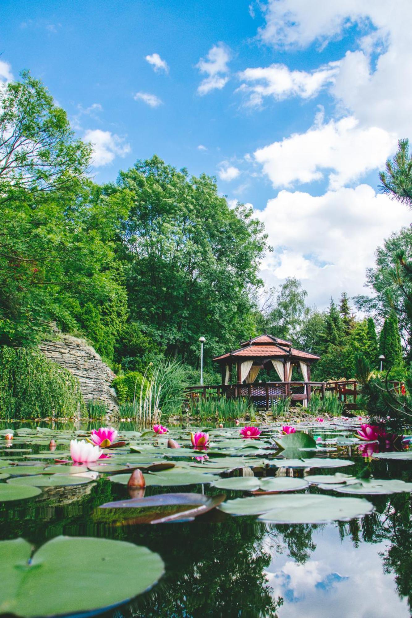 Hotel Belweder Ustroń Εξωτερικό φωτογραφία The Lotus Pond