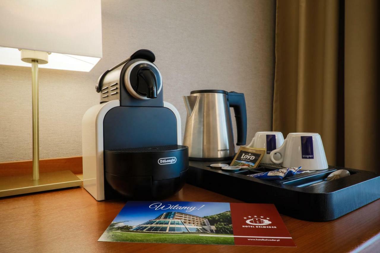 Hotel Belweder Ustroń Εξωτερικό φωτογραφία A Nespresso coffee machine in a hotel room